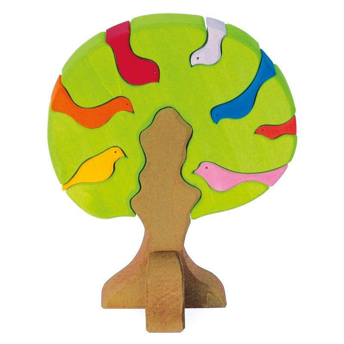 70423097 Gluckskafer Wooden Bird Tree