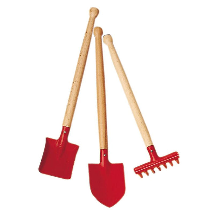 70435394 Gluckskafer Medium Garden Tool Set 3 Pieces Red