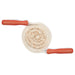 70436081 Gluckskafer Skipping Rope Natural Cotton with red wooden handle 250cm length