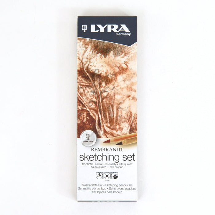 LYRA Rembrandt Sketching Set 6 Pcs in Tin from Australia