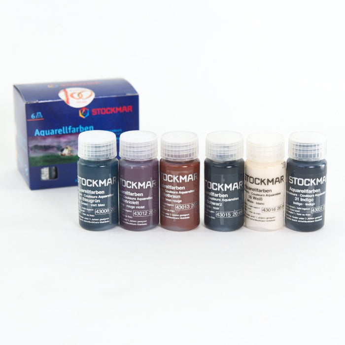 STOCKMAR Aquarelle Watercolours Supplementary Assortment 6 Bottles 20 ml from Australia