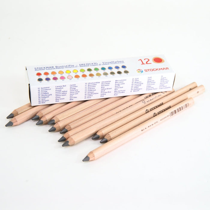 STOCKMAR Pencils Triangular Graphite B Box of 12 from Australia