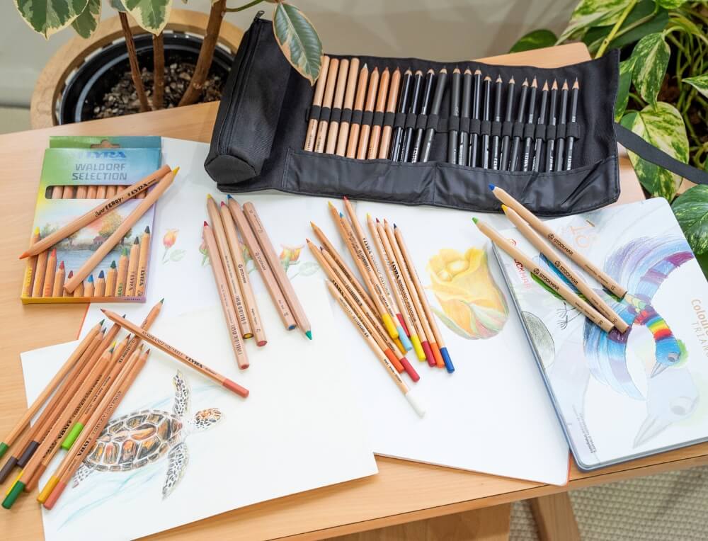 Pencils for Waldorf Art Education, Professionals and Homeschool Families from Mercurius Australia