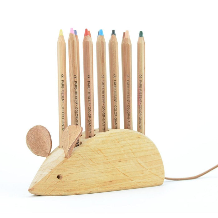 74001611 Drei Blatter Wooden Pencil Holder - Mouse