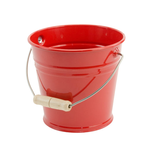 Gluckskafer Red Metal Bucket for Children from Australia