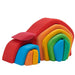 70423031 Gluckskafer Wooden Blocks - Tunnel House 10pcs