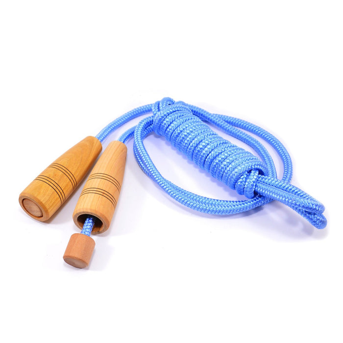 MD-WE550 Mader Skipping Rope Group Skipping 5m - Natural Handle Nylon Rope