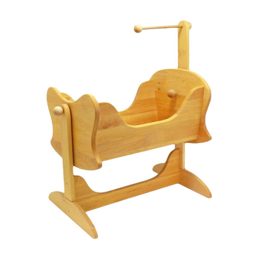 Gluckskafer Children's Wooden Doll Rocking Cradle 70421946