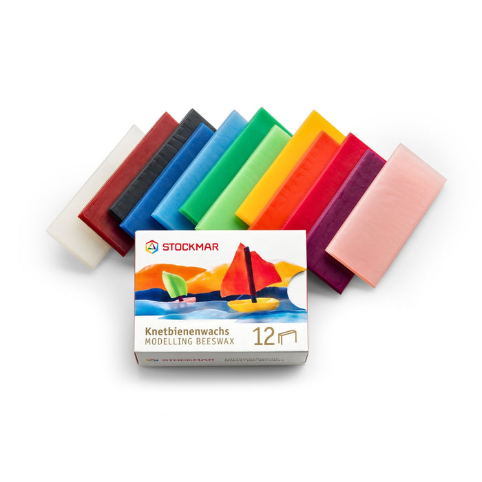 STOCKMAR Modelling Beeswax 12 Assorted Colours from Australia