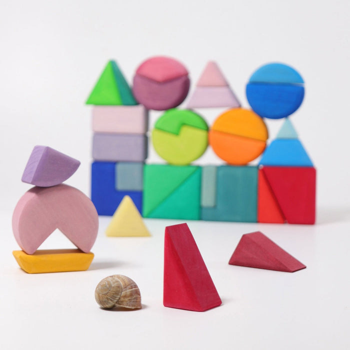 10160 Grimm's Triangle Square & Circle Geometric Shape Blocks