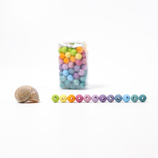 10259 Grimm's 120 Pastel Beads 12mm