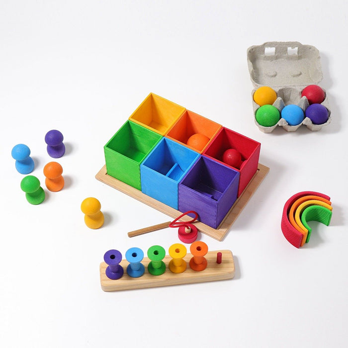 10298 Grimm's Rainbow Sorting Boxes Small