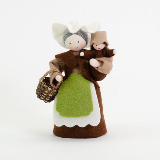 Ambrosius Mother Earth Doll with Seedling Babies