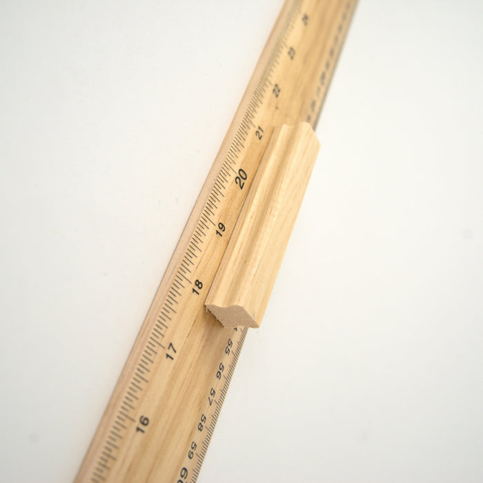 JS-0366090 Wooden Blackboard Ruler w Handle - 1 meter long
