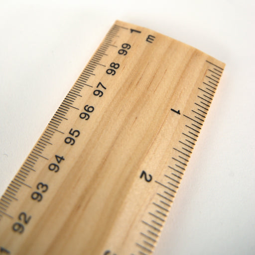 JS-0366090 Wooden Blackboard Ruler w Handle - 1 meter long