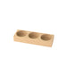 25915011 Wooden Holder for 3 Glass 100ml Paint Jars (holes 5cm)